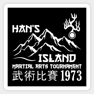 Mod.11 Enter the Dragon Han's Island Sticker